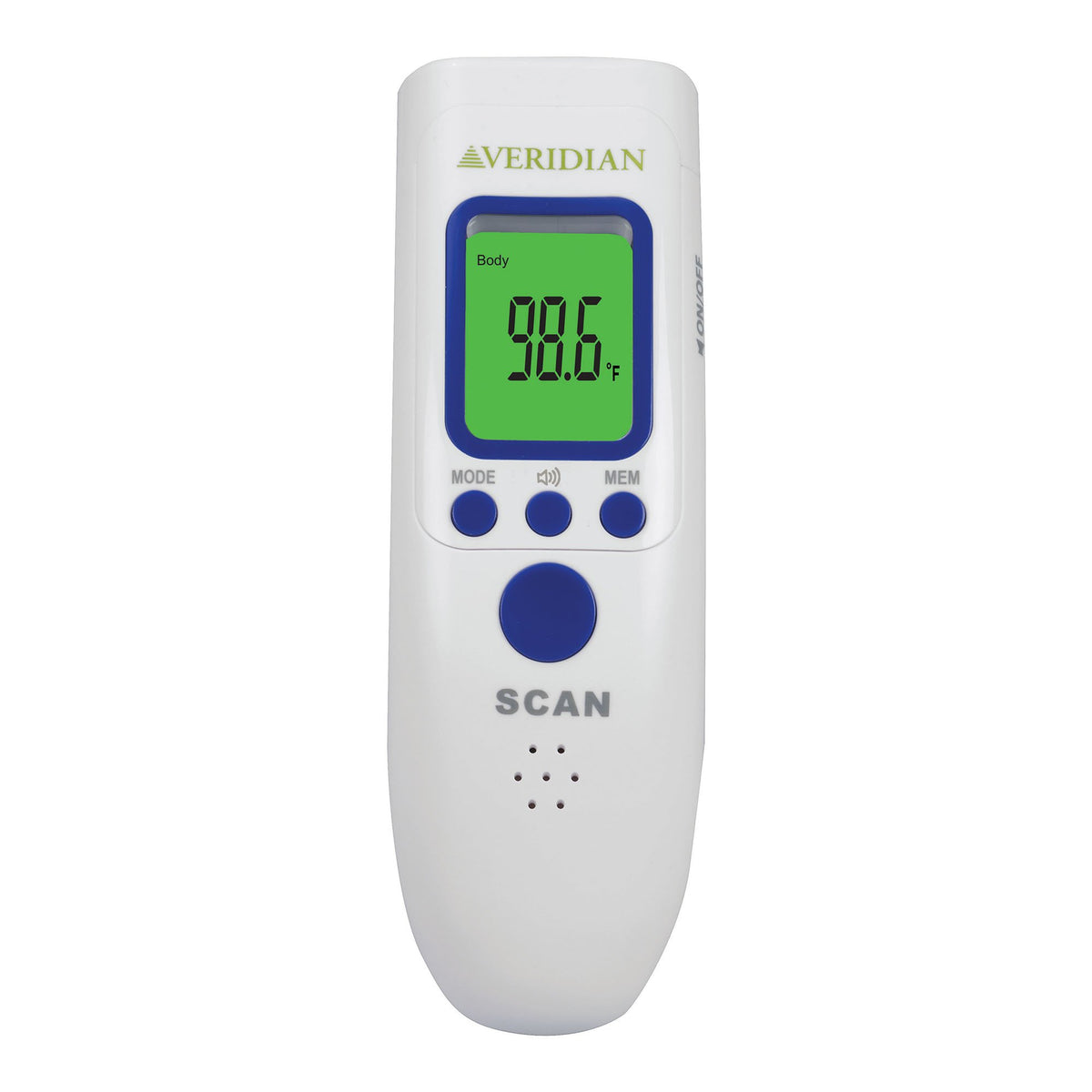 Veridian Non-Contact Infrared Thermometer-Non-Contact Skin Surface Thermometer Veridian Infrared Skin Probe Handheld
