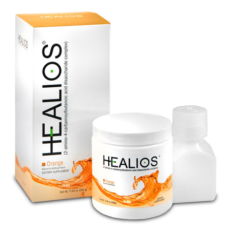 Healios Oral Health and Dietary Supplement Powder for Mouth Sores-Oral Supplement Healios Orange Flavor Powder 11.64 oz. Jar