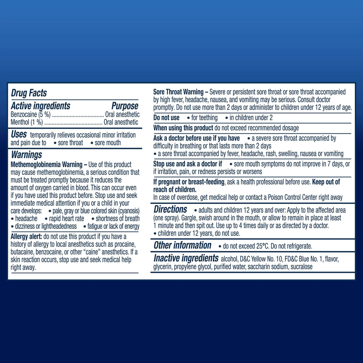 Vicks VapoCool Sore Throat Spray Winterfrost-Sore Throat Relief Vicks VapoCOOL Spray 6 oz.