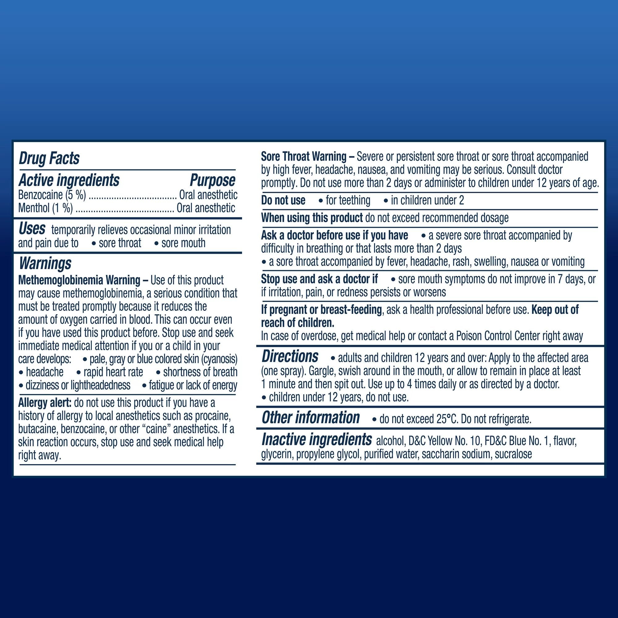 Vicks VapoCool Sore Throat Spray Winterfrost-Sore Throat Relief Vicks VapoCOOL Spray 6 oz.