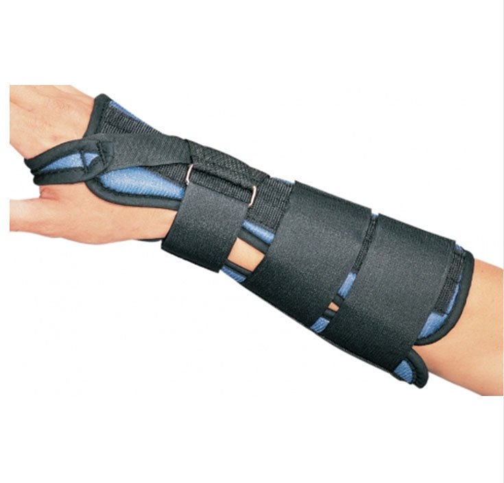 ProCare Left Wrist Brace, Large-Wrist Brace ProCare Aluminum / Foam / Tricot Left Hand Black Large