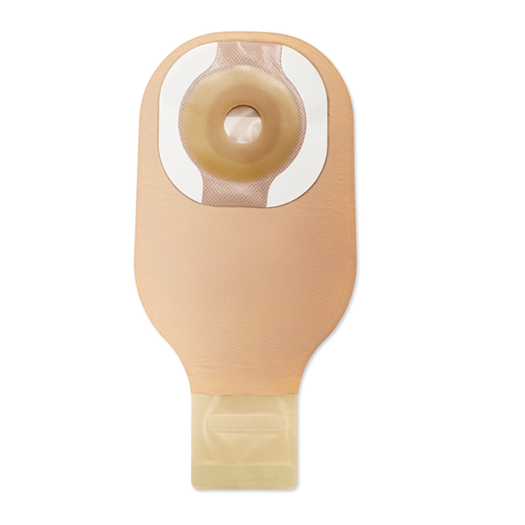 Premier One-Piece Drainable Beige Ostomy Pouch, 12-Inch Length, 1-Inch Stoma-"Ostomy Pouch Premier One-Piece System 12 Inch Length Flat, Pre-Cut 1 Inch Stoma Drainable"
