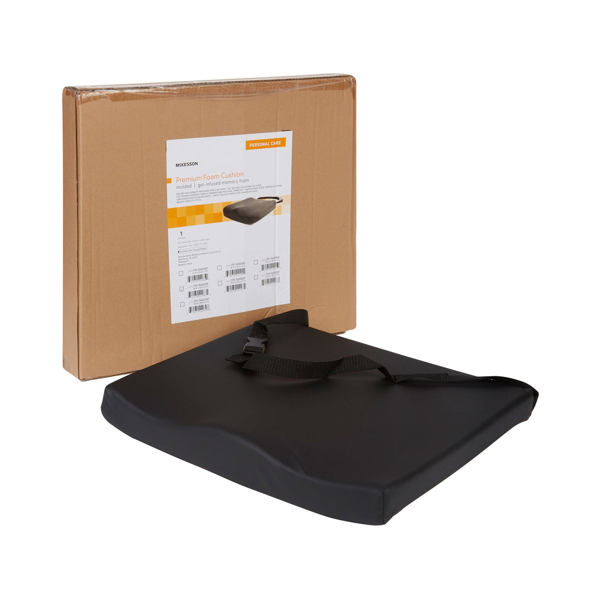 McKesson Premium Molded Foam Seat Cushion, 18 x 16 x 3 Inch - Body Pressure Relief and Positioning>Chair Pads - McKesson B...