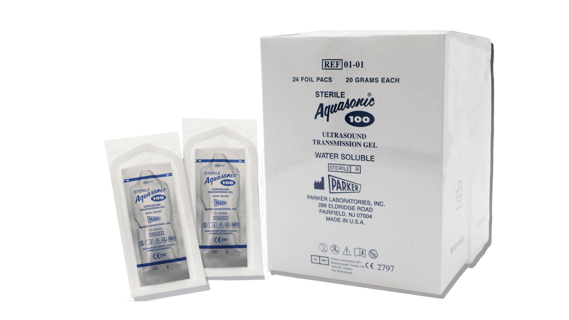 Aquasonic 100 Sterile- 20 Gram Pouch Bx/48