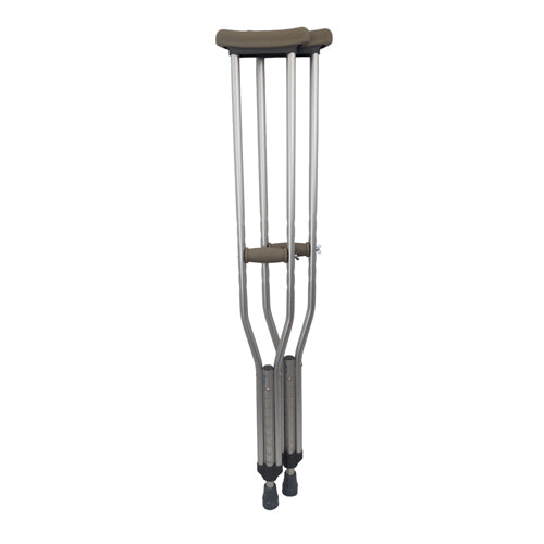WALK WITH ME Aluminum Adj Crutches - Adult Cs/8pr