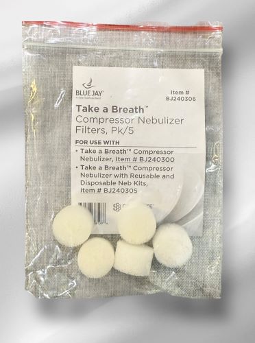 Blue Jay Filters for Nebulizer Pk/5