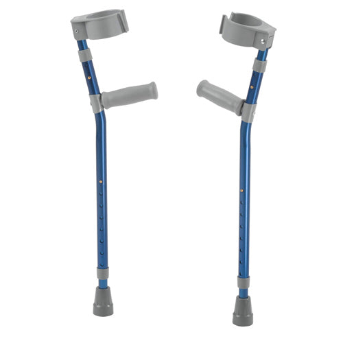 Pediatric Forearm Crutches Pr Knight Blue 2'6 -4'-5 Height