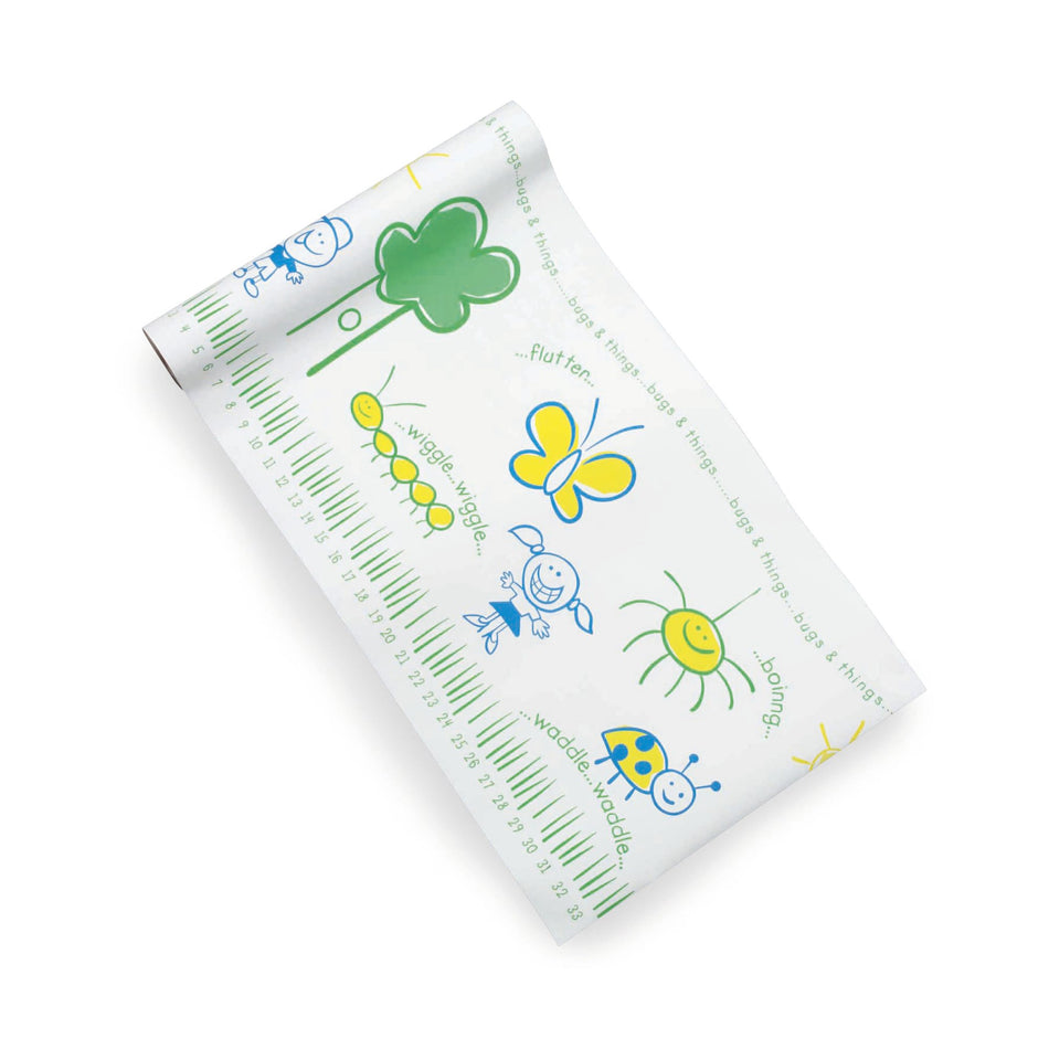 McKesson Smooth Table Paper, 18 Inch x 75 Yard, Print (Bugs and Things)-Table Paper McKesson 18 Inch Width 225 Foot Length Print (Bugs and Things) Smooth