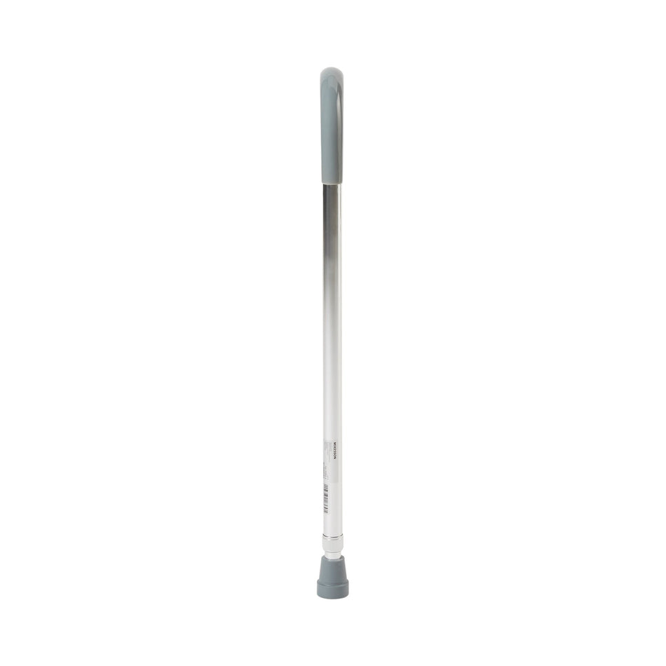 McKesson Round Handle Walking Cane, Aluminum, 29-3/4 � 38-3/4 Inch Height-Round Handle Cane McKesson Aluminum 29-3/4 to 38-3/4 Inch Height Chrome