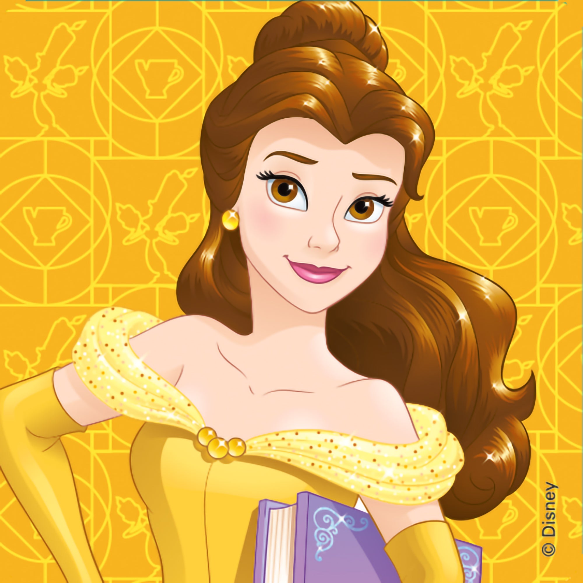 Medibadge KLS Disney Princesses Stickers-Value Stickers 100 per Roll Disney Princesses Value Sticker 1-5/8 Inch