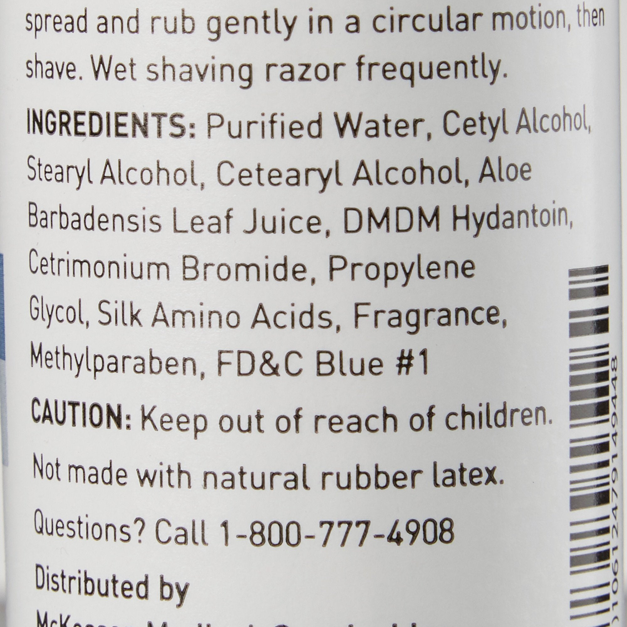 McKesson Shaving Gel, 1.5 oz. (44.4 mL)-Shaving Gel McKesson Bottle 1.5 oz.