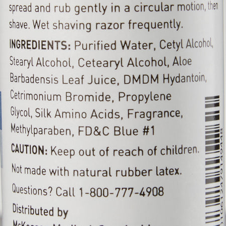 McKesson Shaving Gel, 1.5 oz. (44.4 mL)-Shaving Gel McKesson Bottle 1.5 oz.
