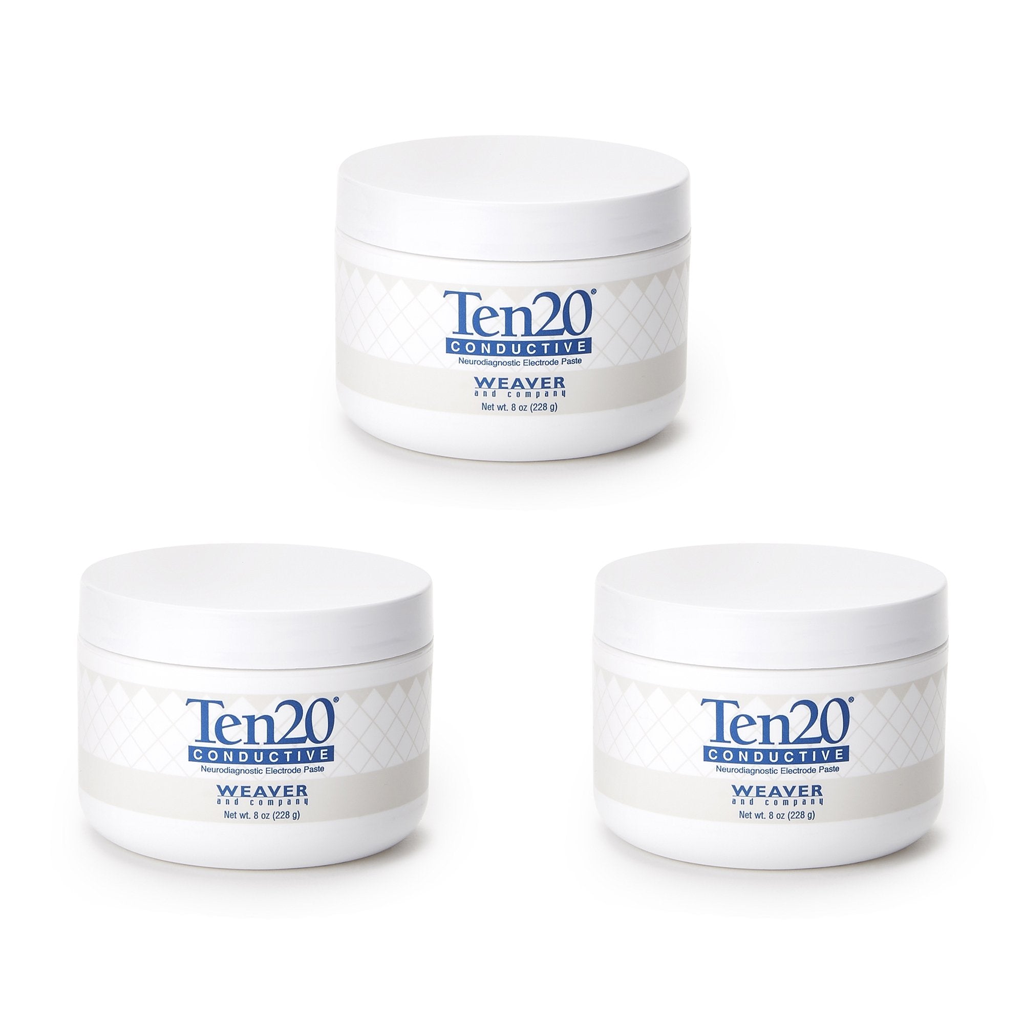 Ten20 Conductive Neurodiagnostic Electrode Paste, 8-ounce jar-Electrode Gel Ten20 Conductive Gel 8 oz. Jug