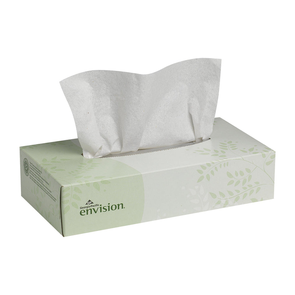 Envision Facial Tissue White 8 X 8-3/10 Inch-Envision Facial Tissue White 8 X 8-3/10 Inch 100 Count