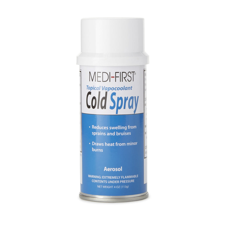 Medi-First Cold Spray Skin Refrigerant, 4-ounce spray can-Skin Refrigerant Medi-First Cold Spray Isobutane / Propane Spray 4 oz.