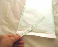 Steriking Sterilization Pouch, 7.5 x 13 Inch, for Ethylene Oxide (EO) Gas / Steam Sterilization-Sterilization Pouch Steriking Ethylene Oxide (EO) Gas / Steam 7-1/2 X 13 Inch Transparent / White Self Seal Paper / Film