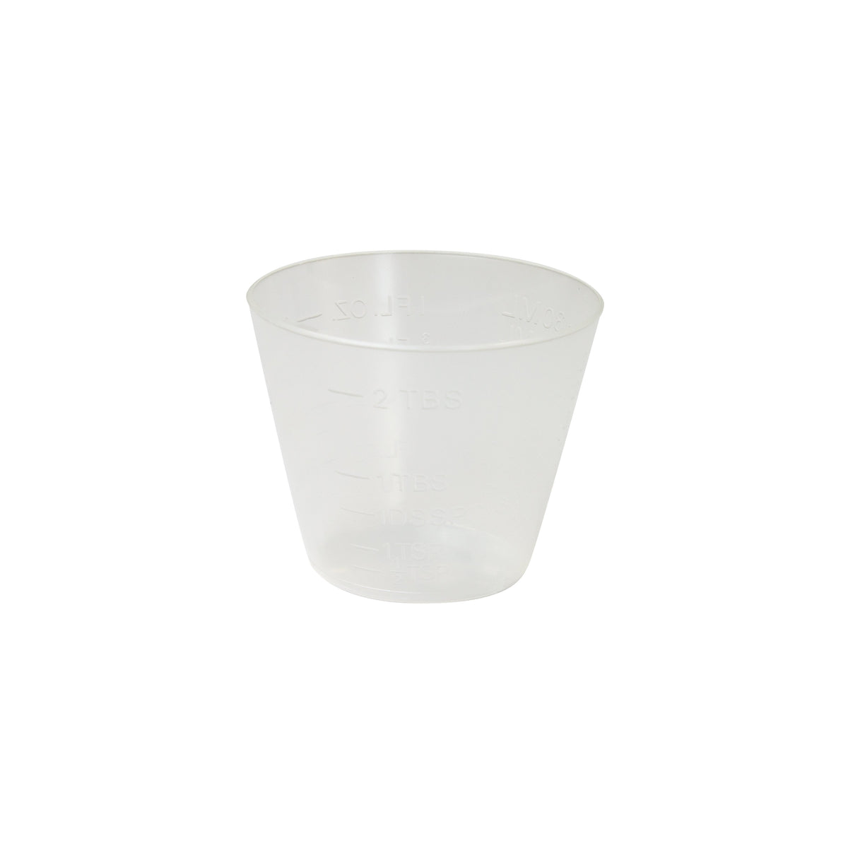 dynarex� Disposable Graduated Medicine Cup, 1 oz.-Medicine Cup Dynarex� 1 oz. Clear Plastic Disposable NonSterile