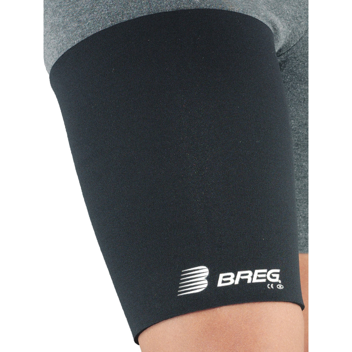 Compression Sleeve Breg® Large Black Thigh