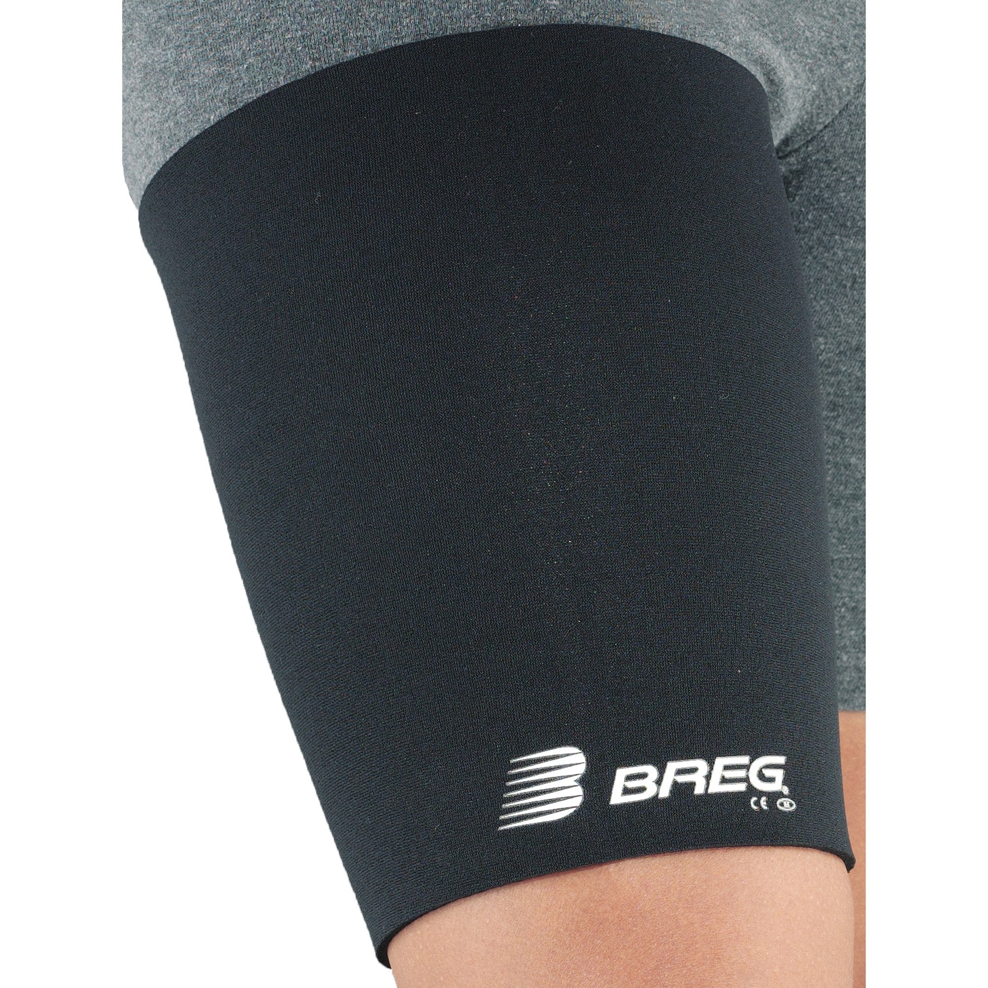 Compression Sleeve Breg® Large Black Thigh