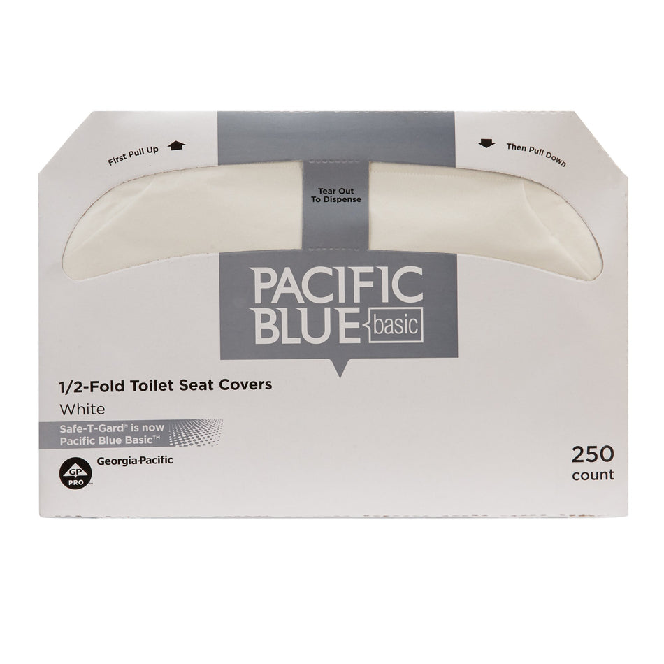 Safe-T-Gard Toilet Seat Cover-Toilet Seat Cover Safe T Gard Half Fold 14-1/2 X 17 Inch