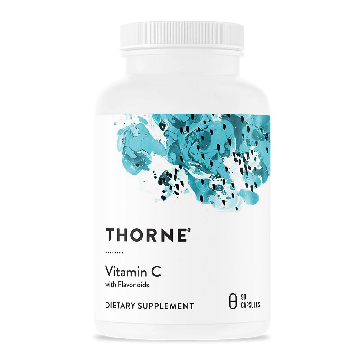 Thorne Vitamin C with Flavonoids Dietary Supplement-Dietary Supplement THORNE Vitamin C with Flavonoids Vitamin C / Citrus Bioflavonoids 500 mg - 75 mg Strength Capsule 90 Per Bottle