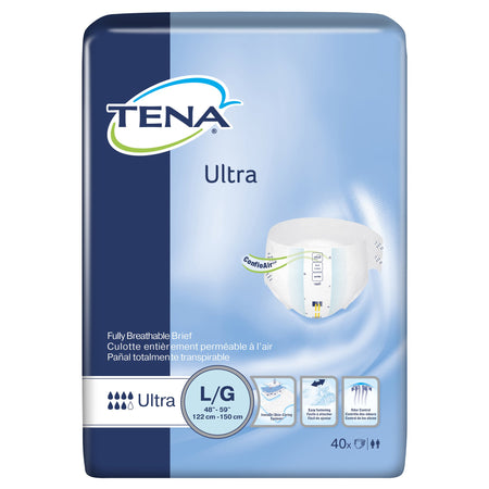 Tena® Ultra Incontinence Brief, Large - Incontinence>Adult Briefs and Protective Undergarments - Essity HMS North America Inc