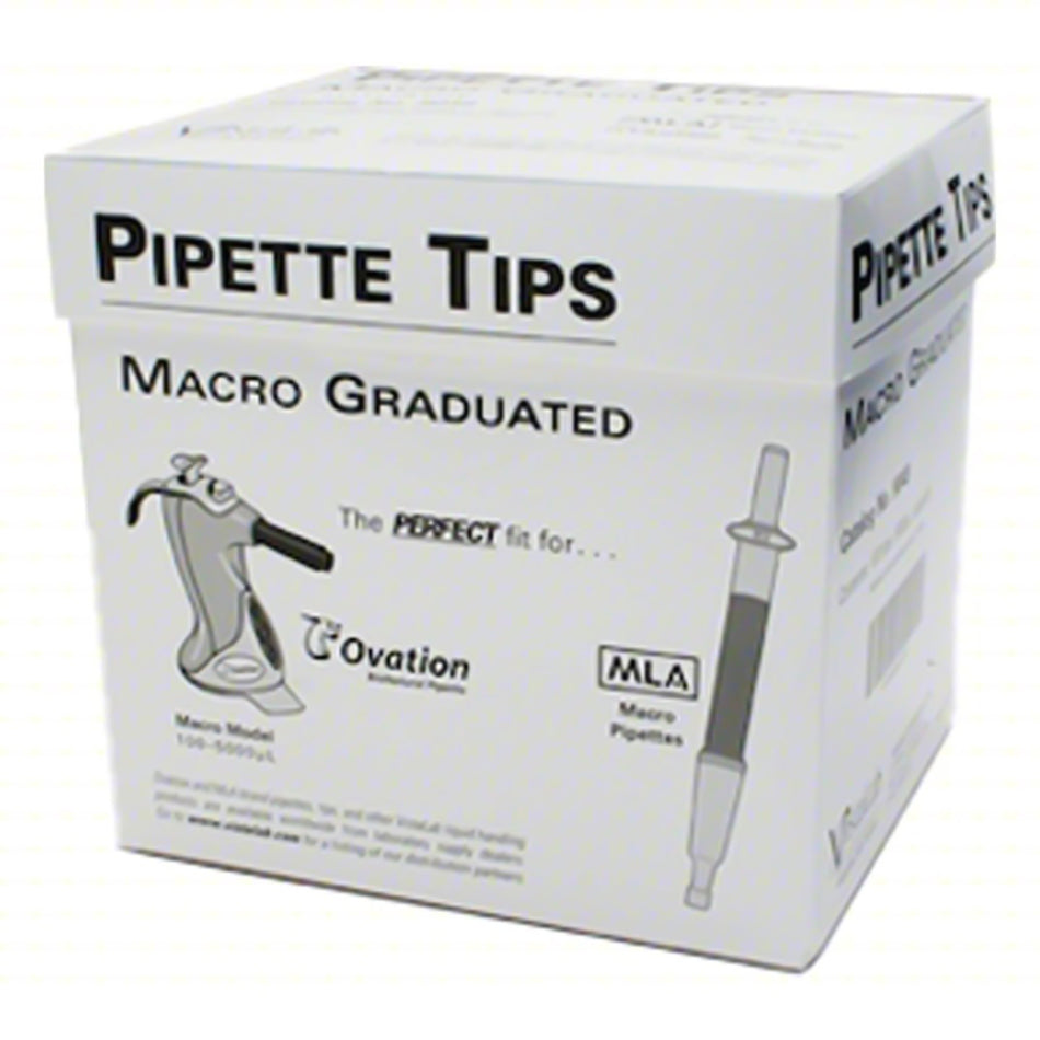 Ovation Macro Graduated Pipette Tips, 5 mL-Pipette Tip 5 mL Graduated NonSterile
