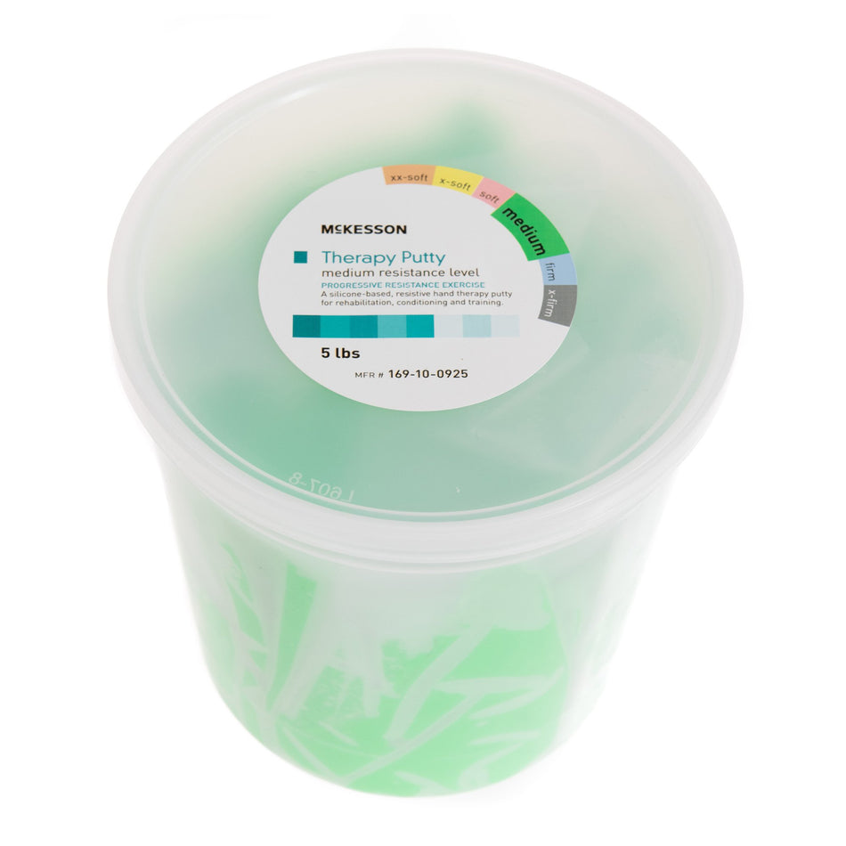 McKesson Therapy Putty, Green, Medium, 5 lbs.-Therapy Putty McKesson Medium 5 lbs.
