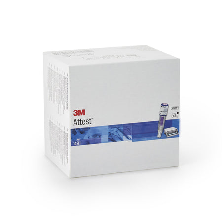 3M Attest Rapid Readout Sterilization Biological Indicator Vial-Attest Rapid Readout Sterilization Biological Indicator Vial Steam 2-1/2 Inch Length