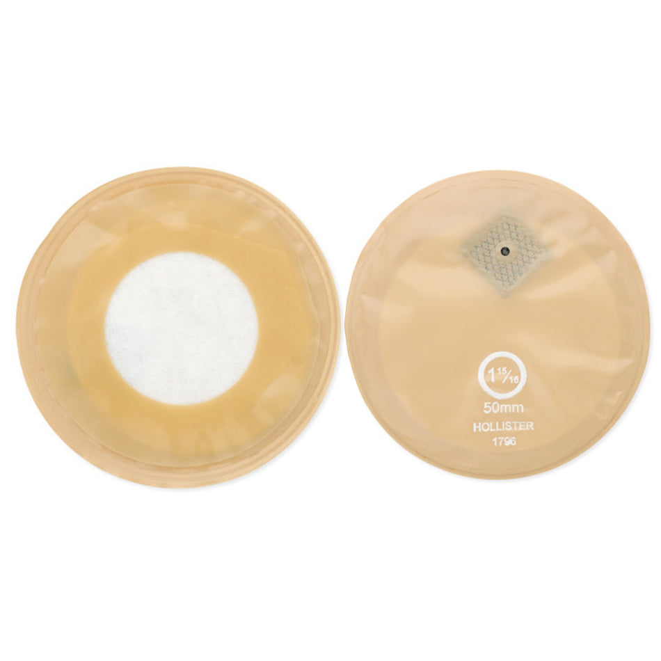 Hollister SoftFlex Stoma Cap, 4 in.-"Filtered Stoma Cap Contour I Beige Odor-Barrier Pouch with SoftFlex, Barrier Opening 1-15/16 Inch, Cap Size 4 Inch"