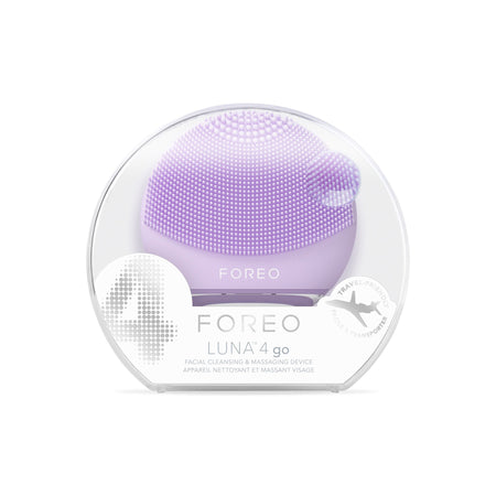 LUNA 4 go Portable Facial Cleansing Device, Lavender-Travel Facial Cleansing Brush and Massage Device LUNA 4 go