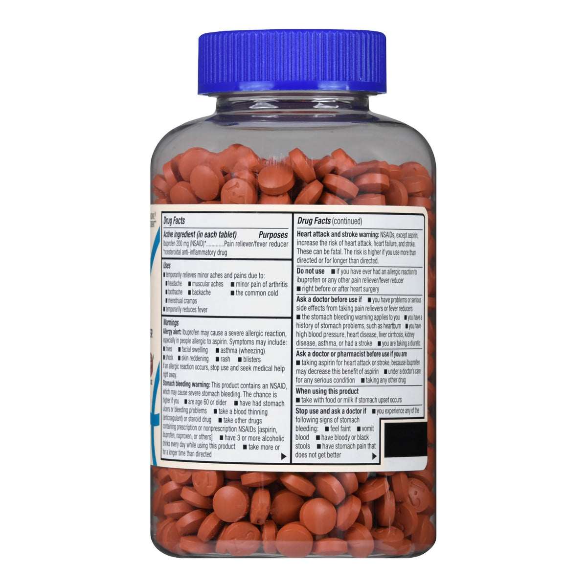 Foster & Thrive Ibuprofen 200 mg Coated Tablets-Pain Relief Foster & Thrive 200 mg Strength Ibuprofen Tablet 1000 per Bottle
