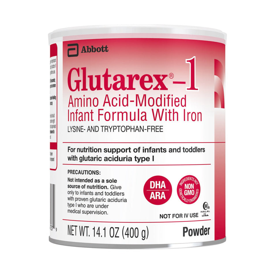 Glutarex�-1 Amino Acid-Modified Infant Formula With Iron, 14.1-ounce can-Infant Formula Glutarex�-1 Unflavored 14.1 oz. Can Powder Amino Acid / Iron Glutaric Aciduria Type-1 (GA-1)