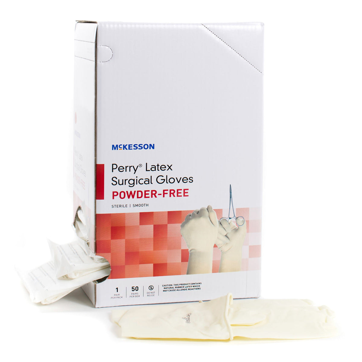 McKesson Perry® Performance Plus Surgical Glove, Size 8, Cream - Gloves>Surgical Gloves - McKesson Brand