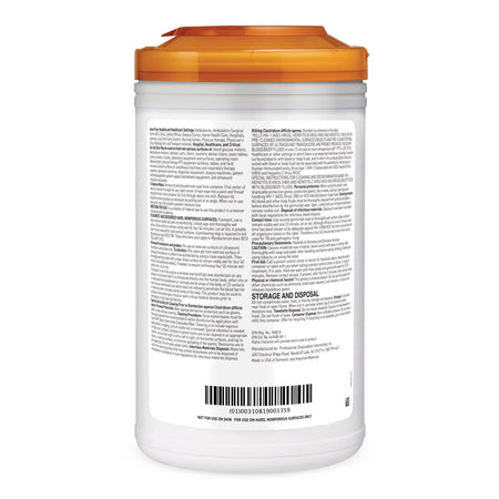 Sani-Cloth Surface Disinfectant Cleaner, 65 Wipes per Canister-Sani-Cloth Bleach Surface Disinfectant Cleaner Premoistened Germicidal Manual Pull Wipe 65 Count Canister Chlorine Scent NonSterile