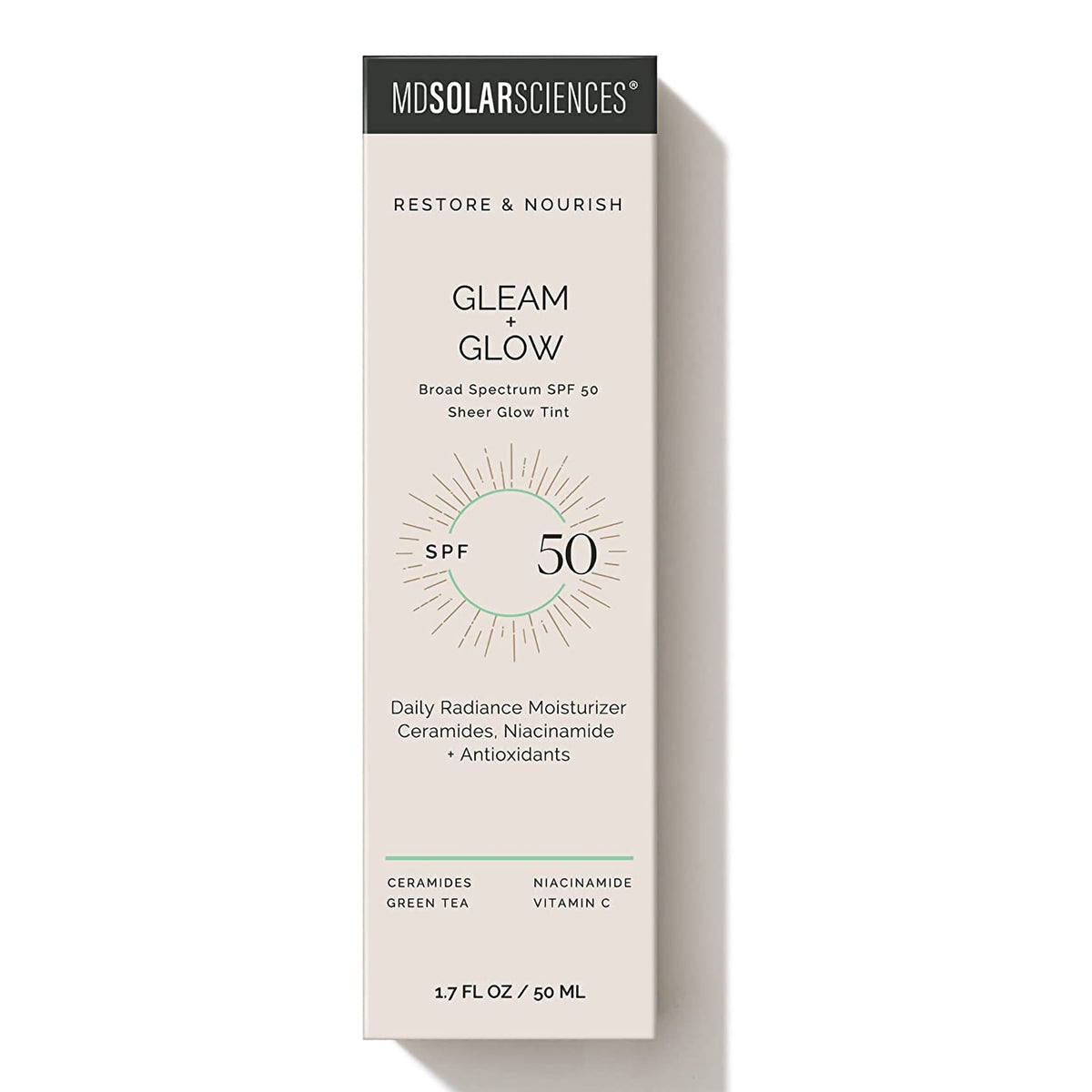 MDSolarSciences® Gleam + Glow SPF 50 - Personal Hygiene>Skin Care>Moisturizers - MDSolarSciences