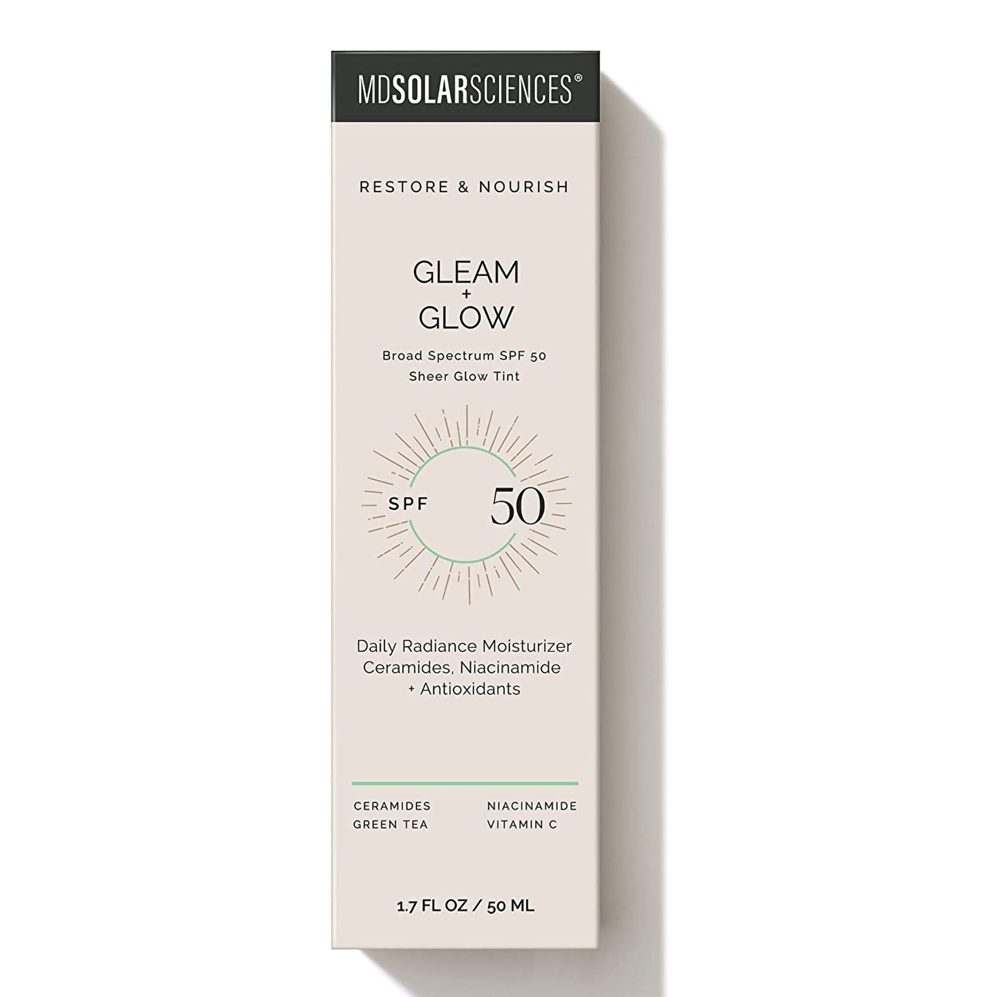 MDSolarSciences® Gleam + Glow SPF 50 - Personal Hygiene>Skin Care>Moisturizers - MDSolarSciences