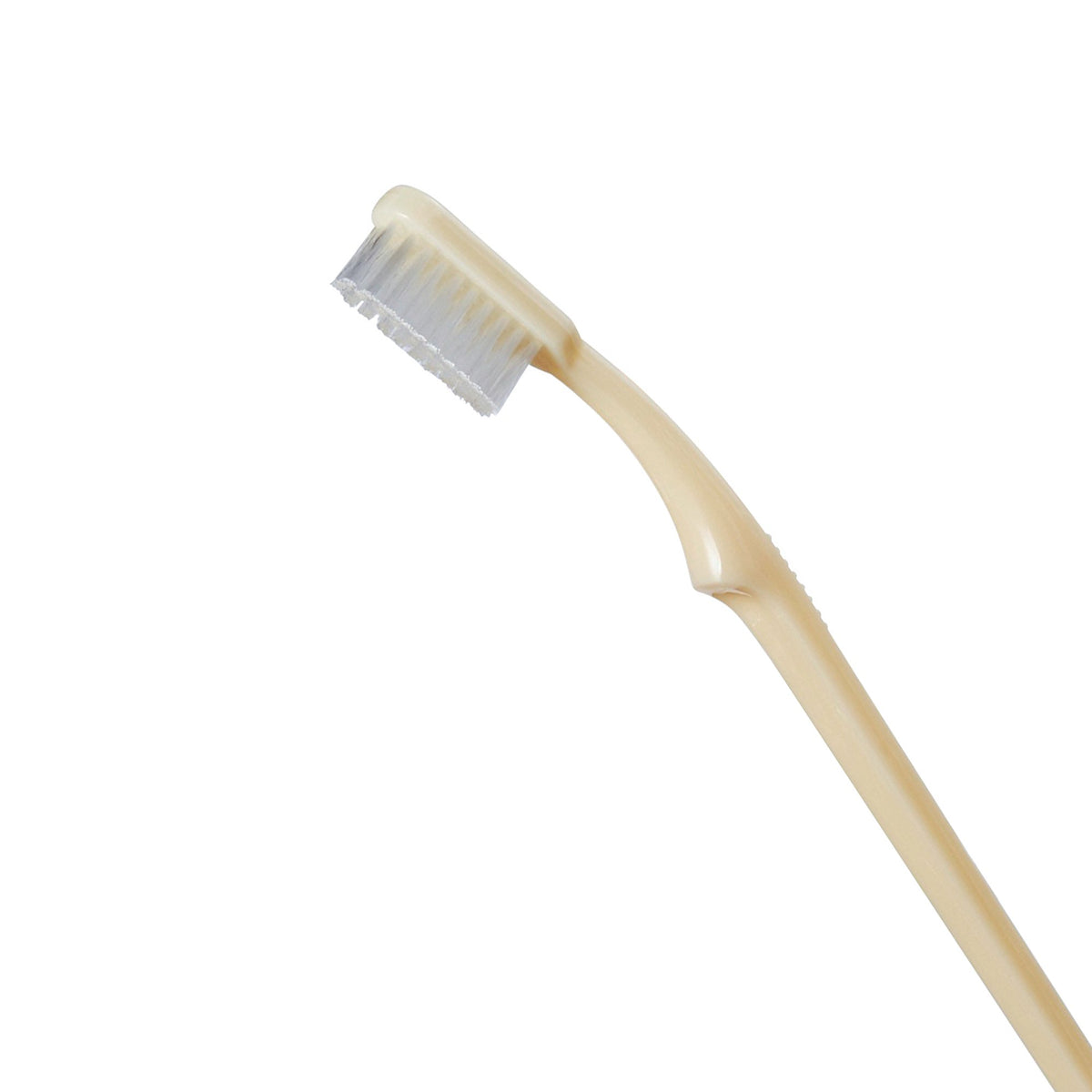 McKesson Toothbrush, Ivory, Adult Medium, 1-1/16" x 3/8" Head, 1/2" x 5-7/8" Handle-Toothbrush McKesson Ivory Adult Medium