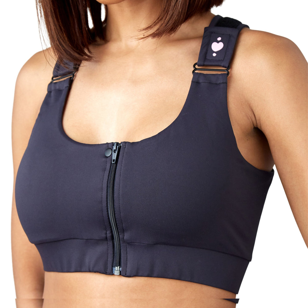 Shirl Post Surgical Bra, Black, Small-Post-Surgical Bra Shirl Black Small