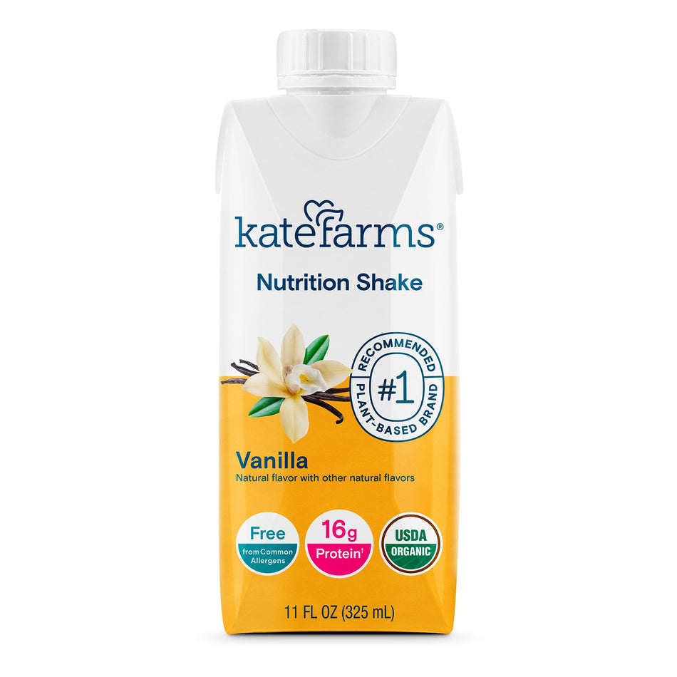 Kate Farms® Nutrition Shake, Vanilla, 11-ounce carton - Nutritionals and Feeding Supplies>Nutritionals>Oral Supplements -...