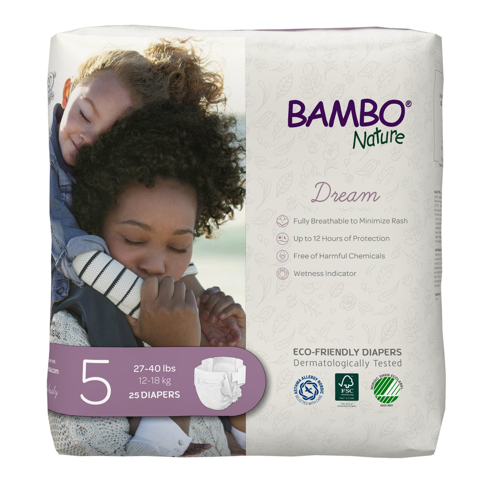 Bambo® Nature Diaper, Size 5 - Incontinence>Pediatric Diapers and Training Pants - Abena North America