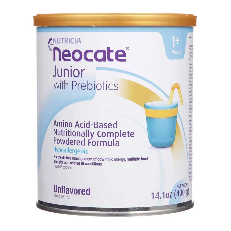 Neocate� Junior with Prebiotics Amino Acid�Based Nutritionally Complete Powdered Formula, 14.1-ounce can-Pediatric Oral Supplement Neocate� Junior Unflavored 14.1 oz. Can Powder Amino Acid Food Allergies