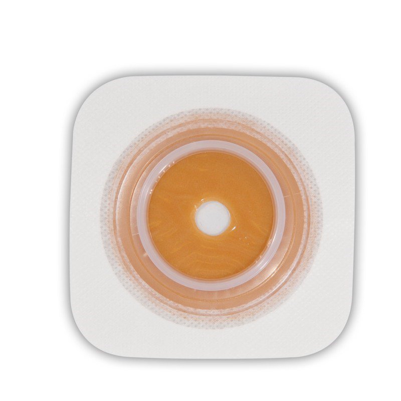 Sur-Fit Natura Colostomy Barrier With Up to 7/8 Inch Stoma Opening-"Ostomy Barrier Sur-Fit Natura Trim to Fit, Extended Wear Stomahesive Without Tape 38 mm Flange Sur-Fit Natura System Hydrocolloid Up to 7/8 Inch Opening 4 X 4 Inch"