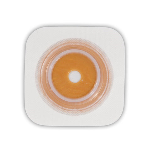 Sur-Fit Natura Colostomy Barrier With Up to 7/8 Inch Stoma Opening-"Ostomy Barrier Sur-Fit Natura Trim to Fit, Extended Wear Stomahesive Without Tape 38 mm Flange Sur-Fit Natura System Hydrocolloid Up to 7/8 Inch Opening 4 X 4 Inch"