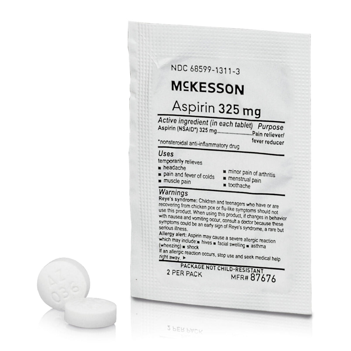 MooreBrand® Aspirin - Pharmaceuticals>Over the Counter>Pain Relief - McKesson Brand