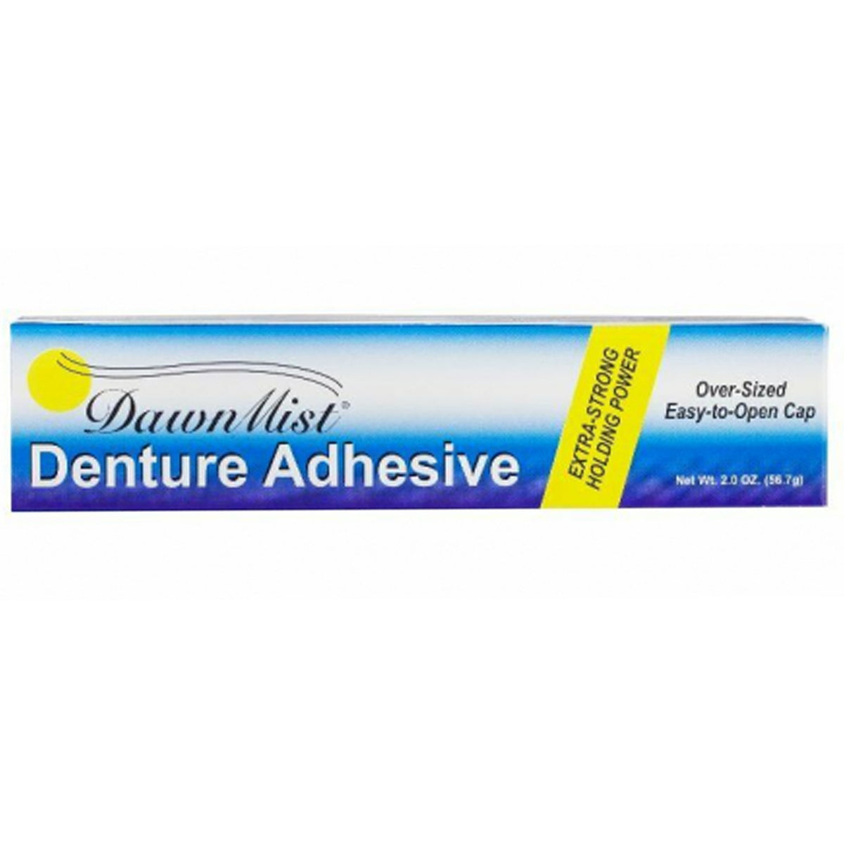 DawnMist Denture Adhesive Cream, 2-ounce Tube - Personal Hygiene>Mouth Care>Dentures>Denture Adhesives - Donovan Industries