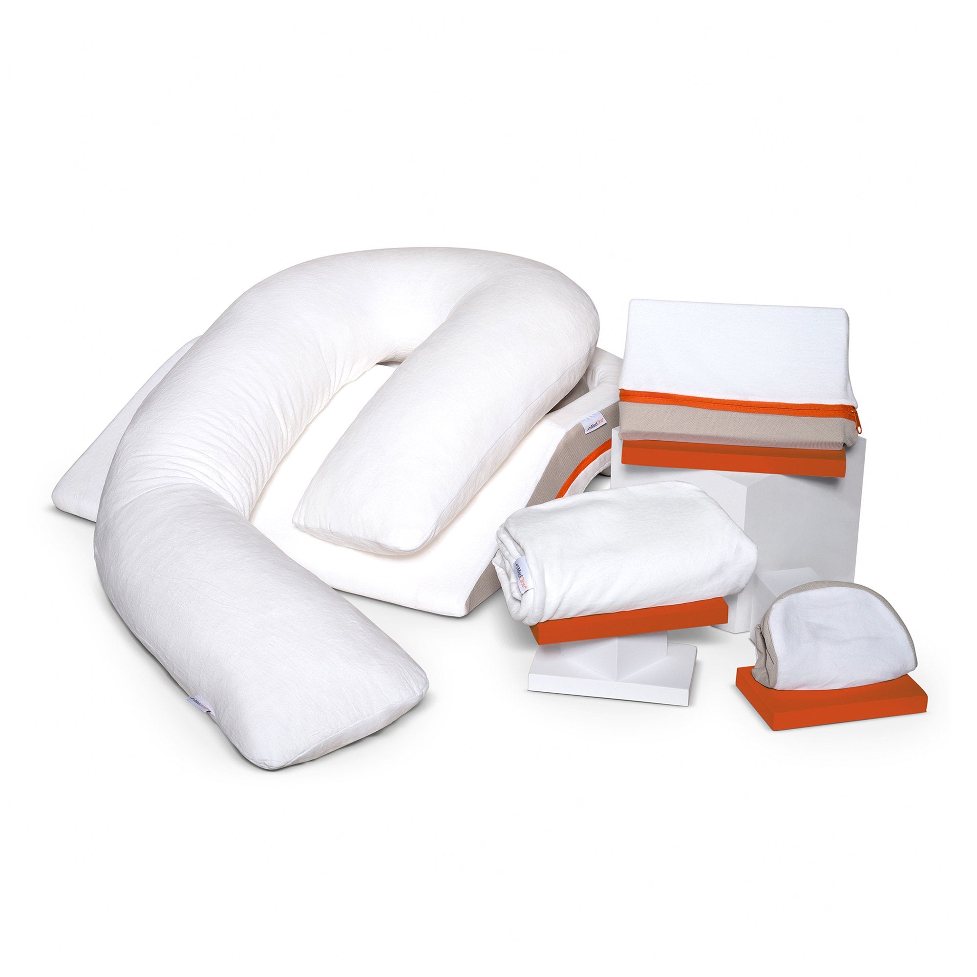 MedCline Reflux Relief System Bundle, M, 5'5" - 5'11"-Reflux Relief Positioner System MedCline� 33-1/4 X 24-1/2 X 9 Inch Foam / Gel Freestanding