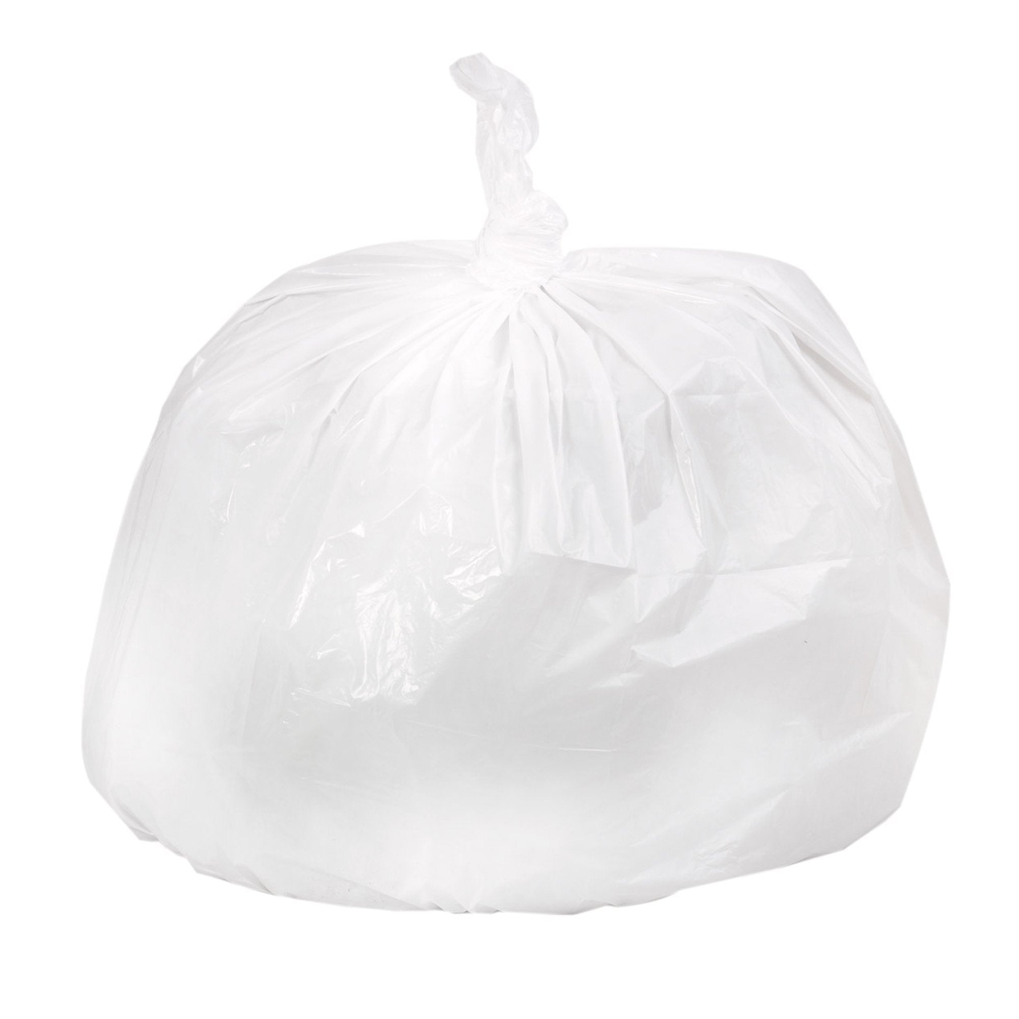 Colonial Bag Extra Heavy Duty Tuff Trash Bag, White, 33 gal.-Trash Bag Colonial Bag Tuf 33 gal. White LLDPE 0.75 mil 33 X 39 Inch X-Seal Bottom Coreless Roll