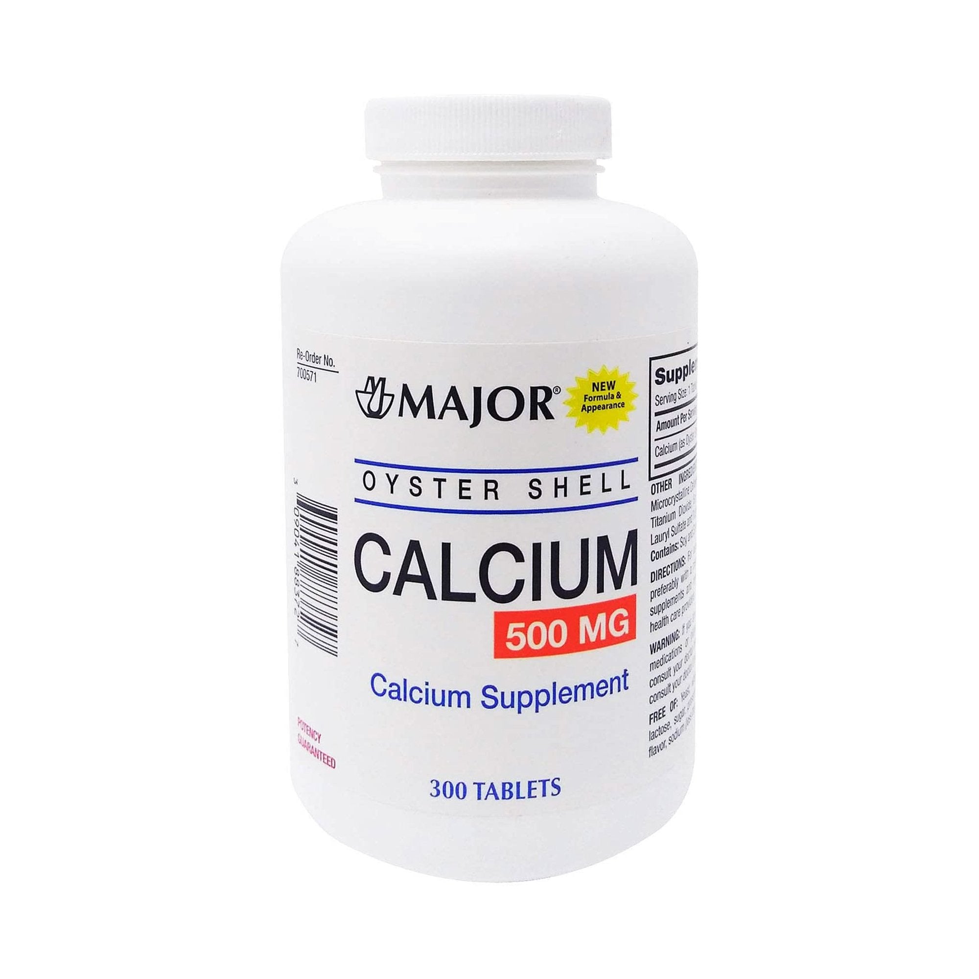 Major® Oyster Shell Calcium Joint Health Supplement - Pharmaceuticals>Over the Counter>Nonprescription Vitamins and Minera...