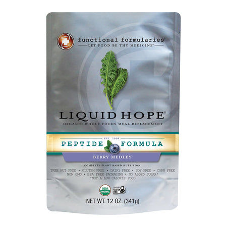 Oral Supplement Liquid Hope® Peptide Formula Berry Medley Flavor Liquid 12 oz. Pouch - Nutritionals and Feeding Supplies>N...